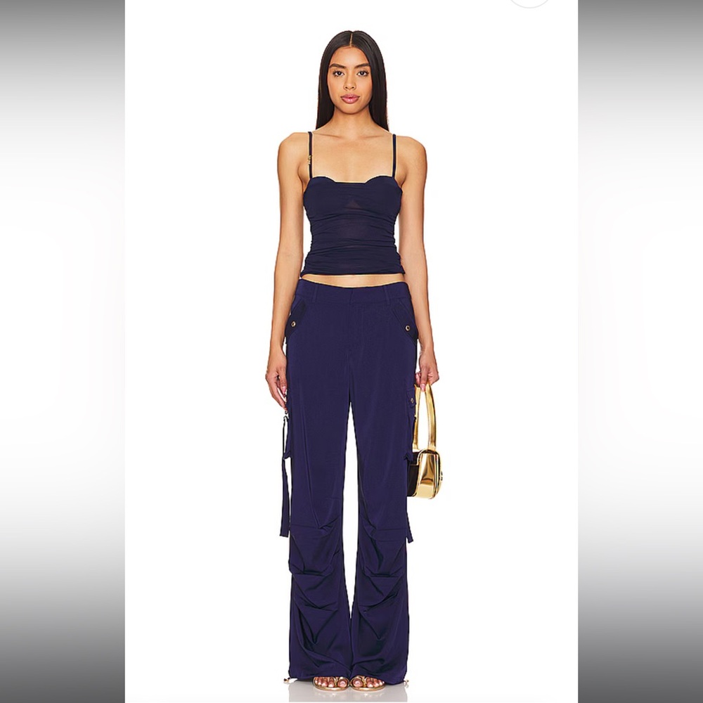 SER.O.YA Navy Flare Pants